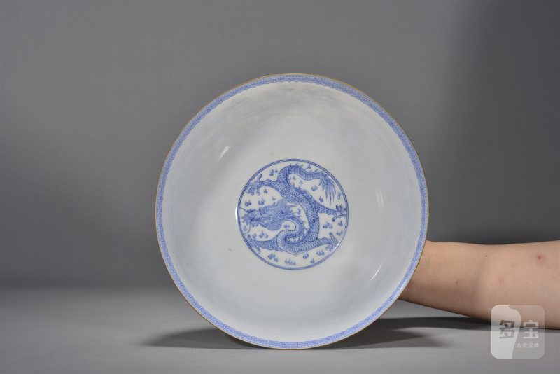 近现代 粉彩雪景薄胎碗 - 图5
